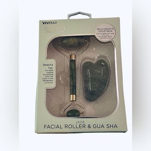 Jade Facial Roller & Gua Sha
